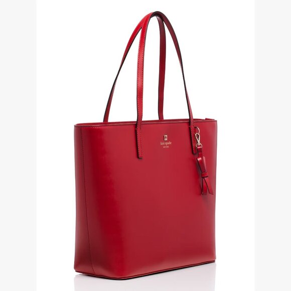 Kate Spade Sawyer Street Maxi Tote Shoulder Handbag Zipper Top and Bow Detailing - Picture 1 of 4